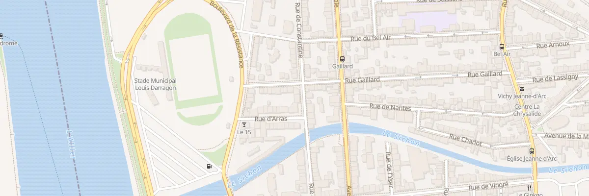 Plan du 67 Rue de Constantine à Vichy