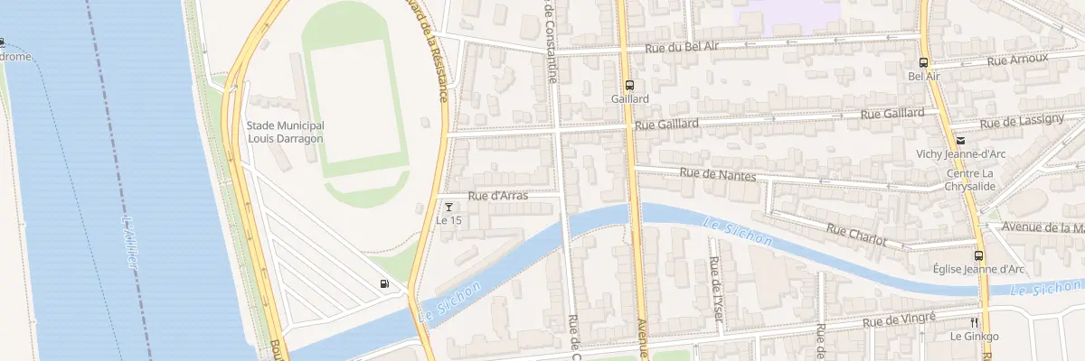 Plan du 63 Rue de Constantine à Vichy