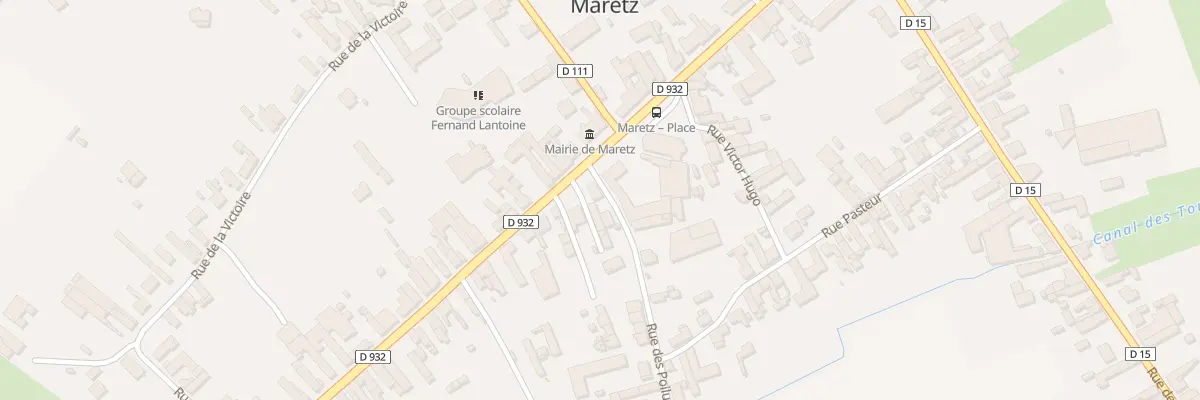 Plan du 33 Rue du Maréchal Galliéni à Maretz