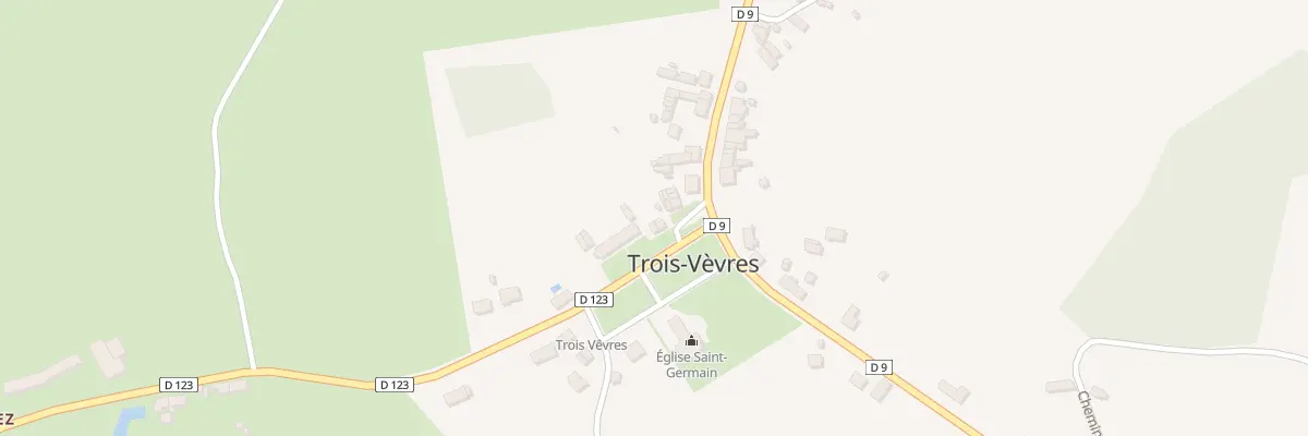 Plan du 4 Pl de l’Eglise à Trois-Vèvres