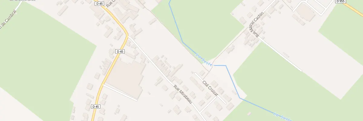 Plan du 25 Rue Mirabeau à Haspres