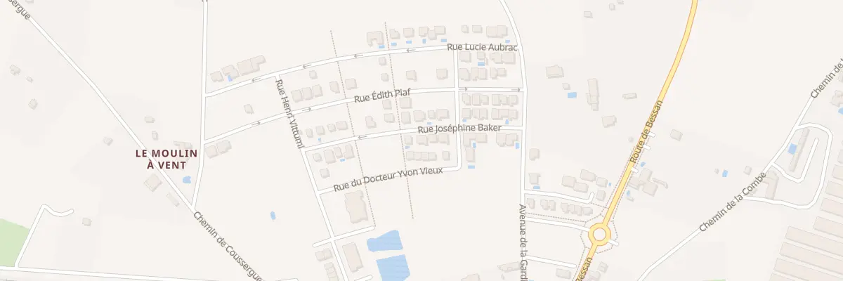 Plan du 125 Rue Josephine Baker à Vias