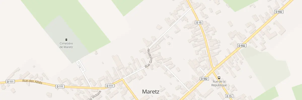 Plan du 32 Rue Guynemer à Maretz