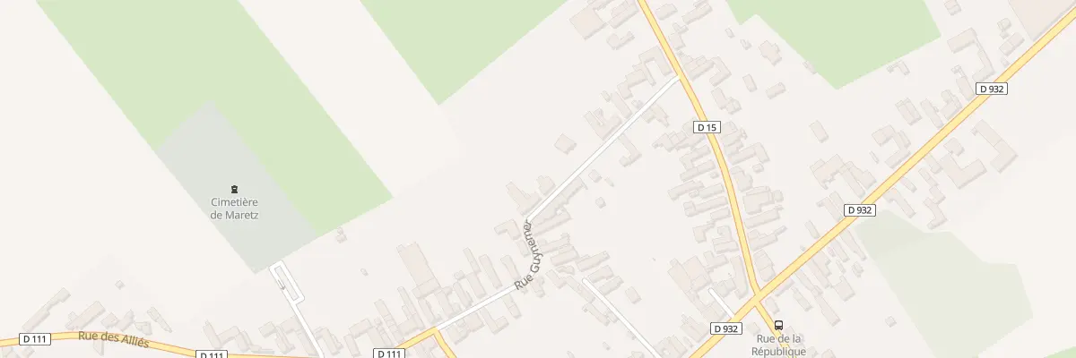 Plan du 35 Rue Guynemer à Maretz