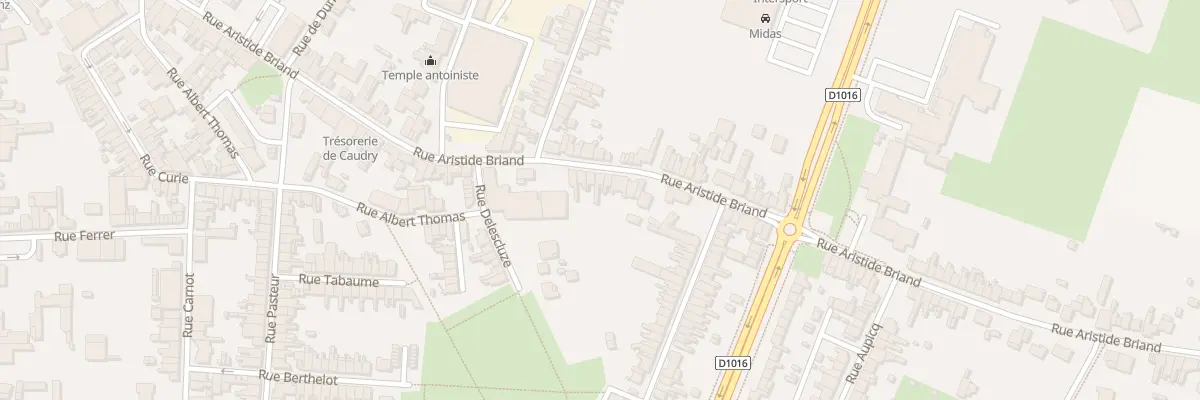 Plan du 84 Rue Aristide Briand à Caudry