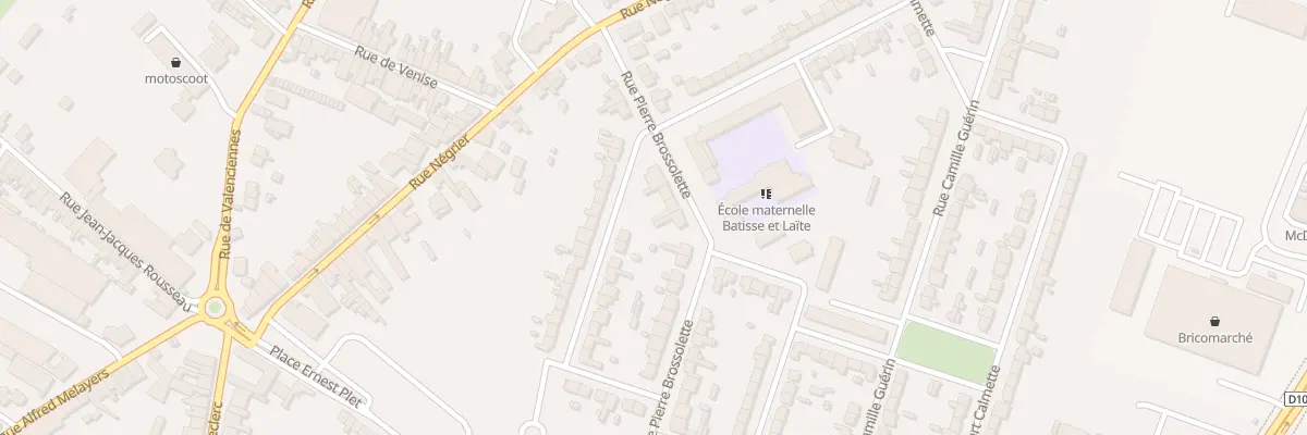 Plan du 23 Rue Pierre Brossolette à Caudry
