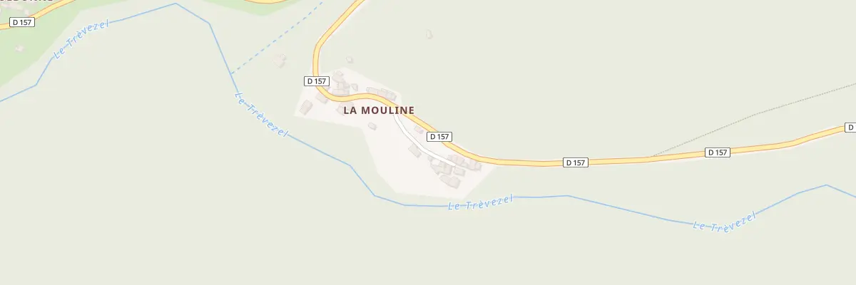 Plan du 5389 La Mouline à Lanuéjols
