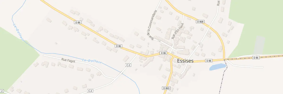Plan du 2 Rte de Chézy à Essises