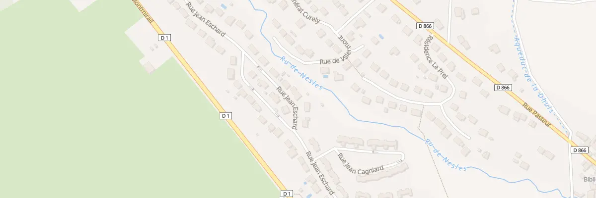 Plan du 22 Rue Jean Eschard à Nesles-la-Montagne