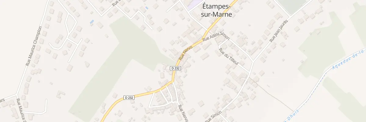 Plan du 11 Rue Nervo à Étampes-sur-Marne