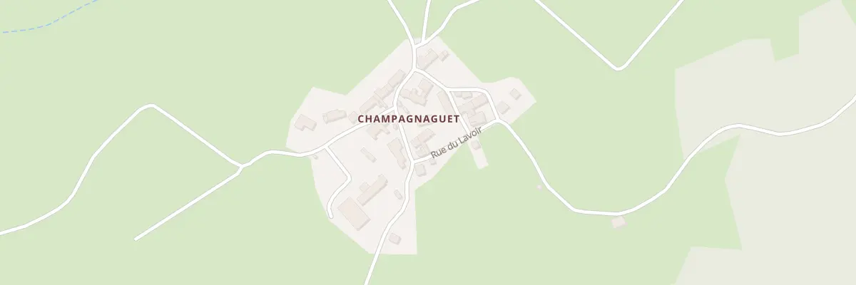 Plan du 1 Rue du Lavoir à Champagnat-le-Jeune