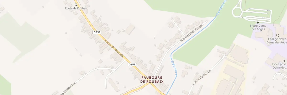 Plan du 142 Rte de Roubaix à Saint-Amand-les-Eaux
