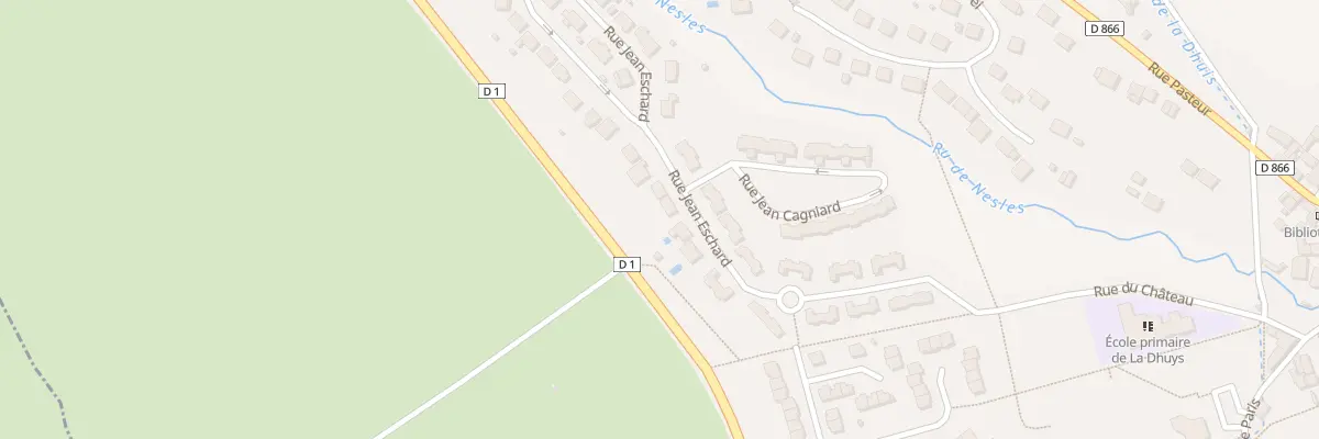 Plan du 25 Rue Jean Eschard à Nesles-la-Montagne