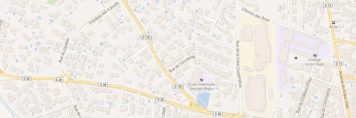 Plan du 37 Rue de l’Occitanie à Bessan