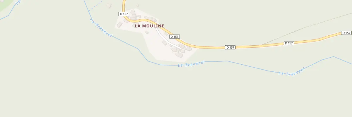 Plan du 5215 La Mouline à Lanuéjols