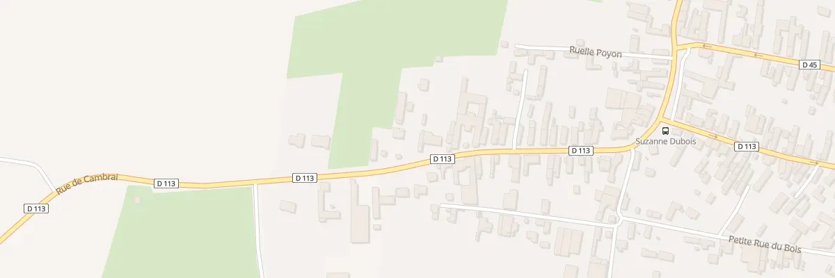 Plan du 44 Rue de Cambrai à Quiévy