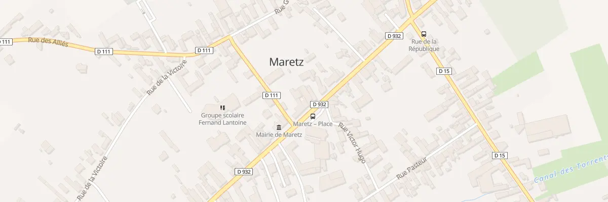 Plan du 54 Rue du Maréchal Galliéni à Maretz