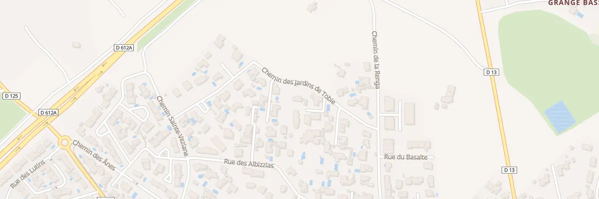 Plan du 5623 Che de la Renga à Bessan