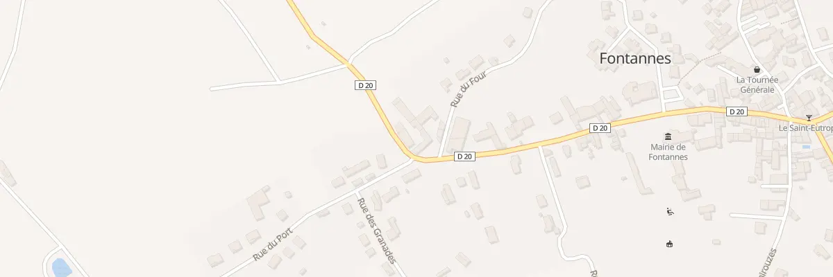 Plan du 5169 Au Bourg à Fontannes