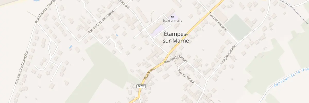 Plan du 2 Rue Nervo à Étampes-sur-Marne
