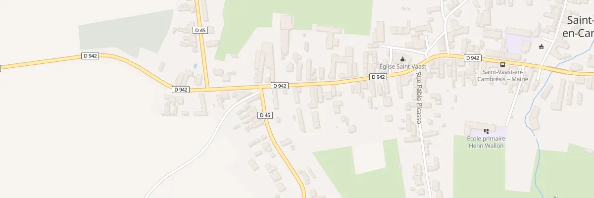 Plan du 16 Rue Jean Jaurès à Saint-Vaast-en-Cambrésis