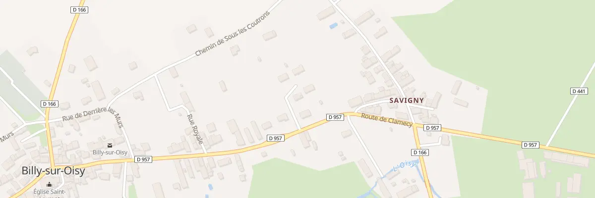 Plan du 2 Rue des Charmilles à Billy-sur-Oisy