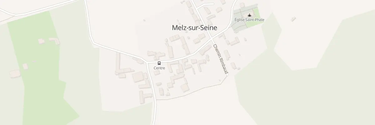 Plan du 8 Rue du Point du Jour à Melz-sur-Seine