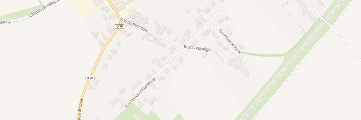 Plan du 5001 Rue Fernand Hurteloup à Fresnoy-le-Grand