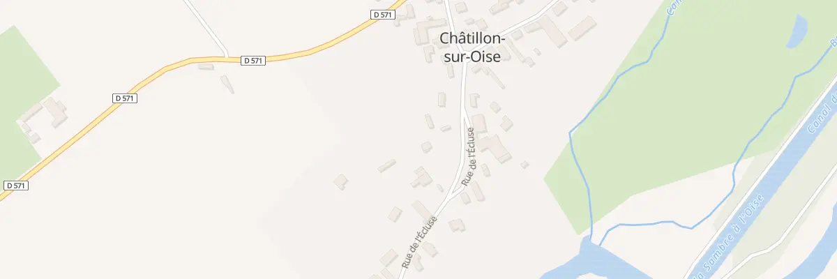 Plan du 12 Rue de l’Ecluse à Châtillon-sur-Oise