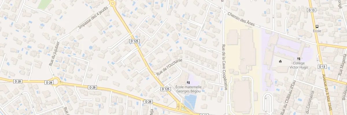 Plan du 31 Rue de l’Occitanie à Bessan