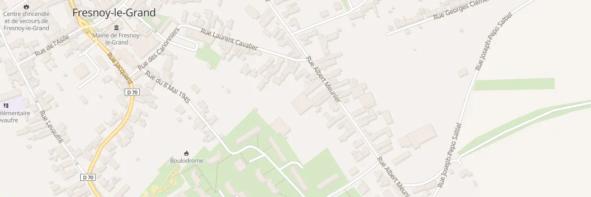 Plan du 326 Rue Albert Meunier à Fresnoy-le-Grand
