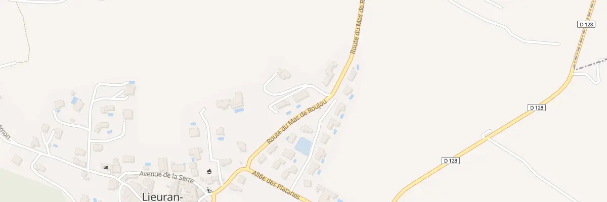 Plan du 5 Rte du Mas de Roujou à Lieuran-Cabrières
