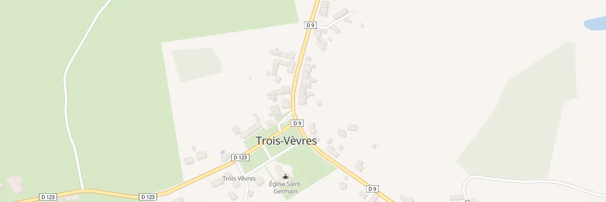 Plan du 4 Le Bourg à Trois-Vèvres