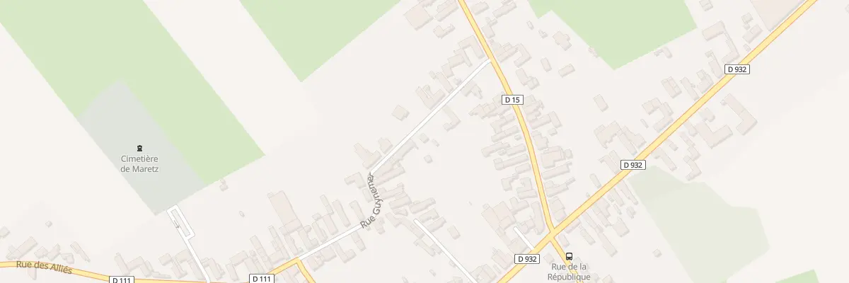 Plan du 38 Rue Guynemer à Maretz