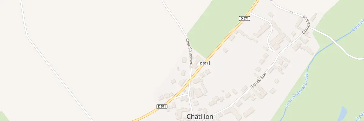 Plan du 1 Che Romeret à Châtillon-sur-Oise
