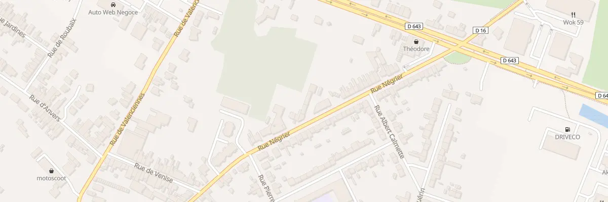 Plan du 91 Rue Négrier à Caudry