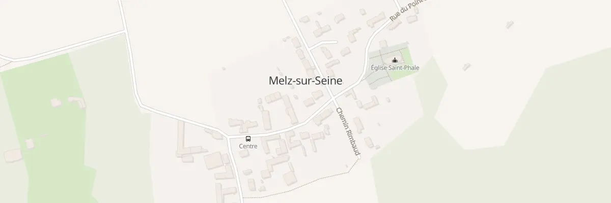 Plan du 13 Rue du Point du Jour à Melz-sur-Seine