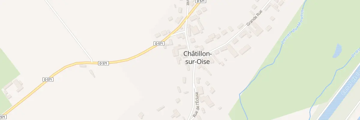 Plan du 6 Rue de l’Ecluse à Châtillon-sur-Oise