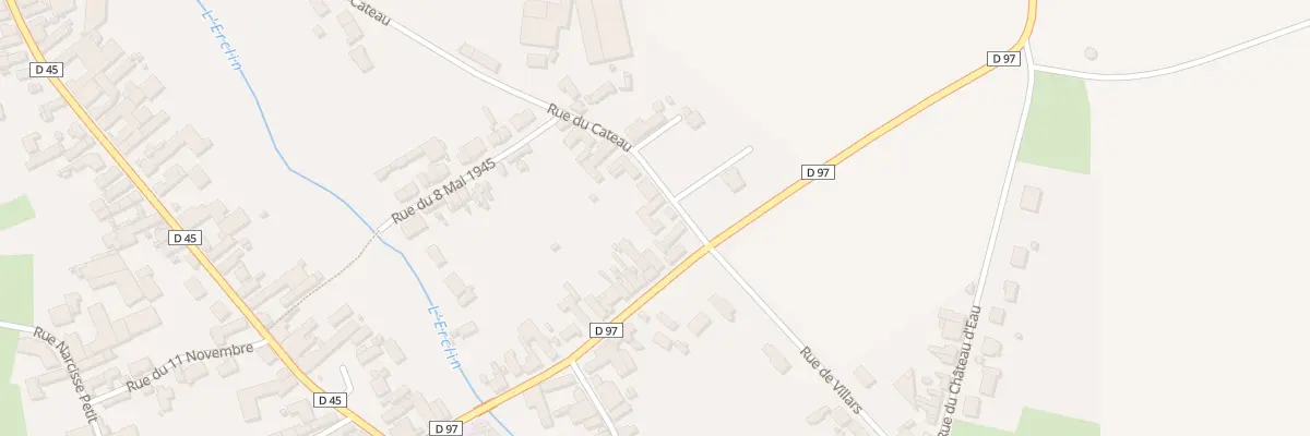 Plan du 1 Rue du Cateau à Saint-Aubert