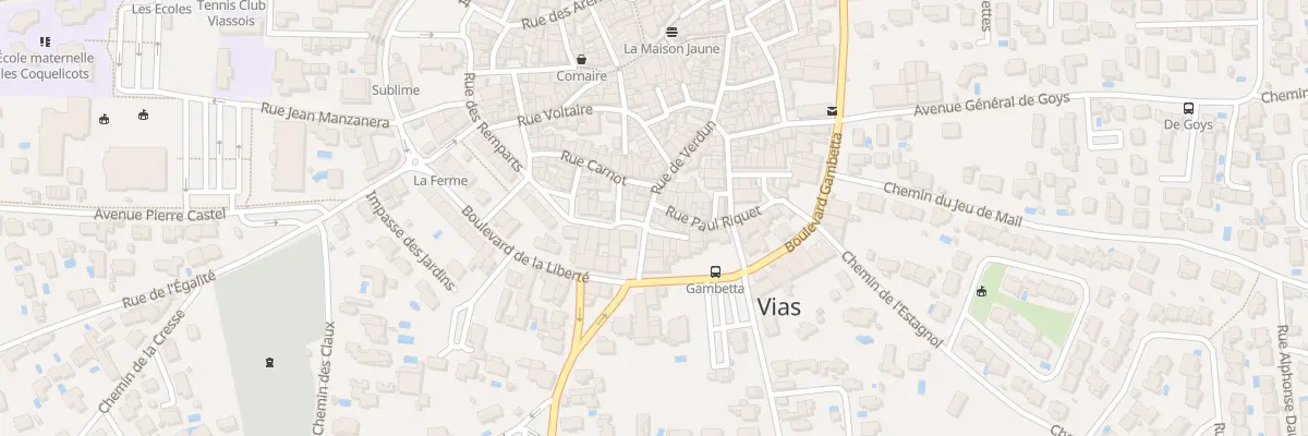 Plan du 84 Rue de Verdun à Vias