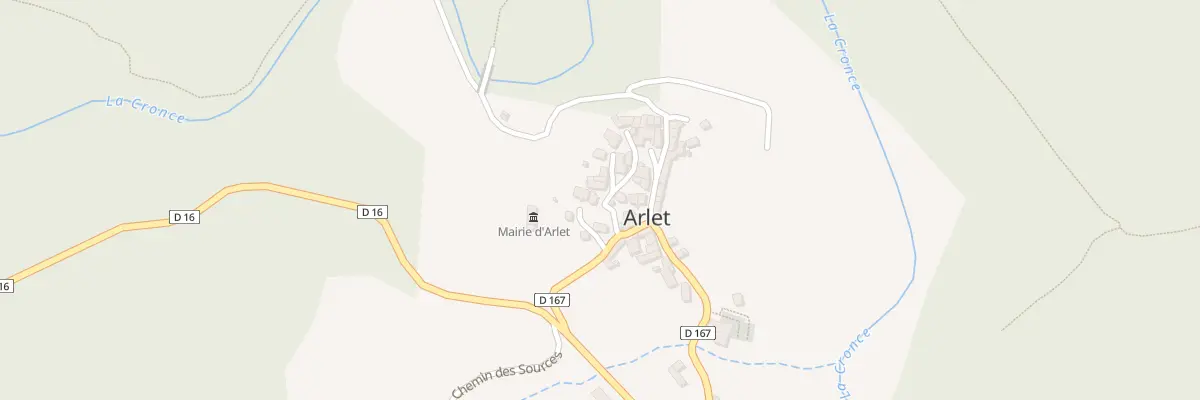 Plan du 5028 Le Bourg à Arlet