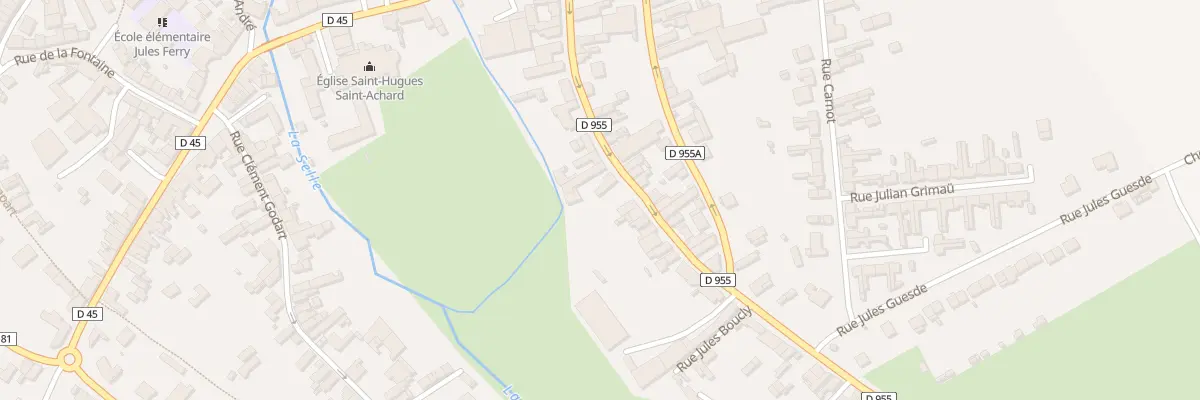 Plan du 28 Rue Jules Boucly à Haspres
