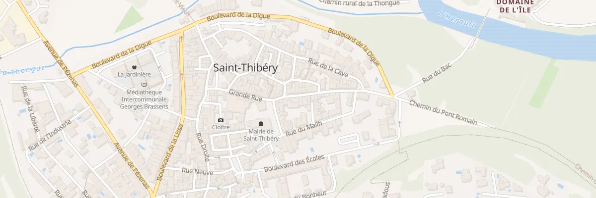 Plan du 30B Grand Rue à Saint-Thibéry