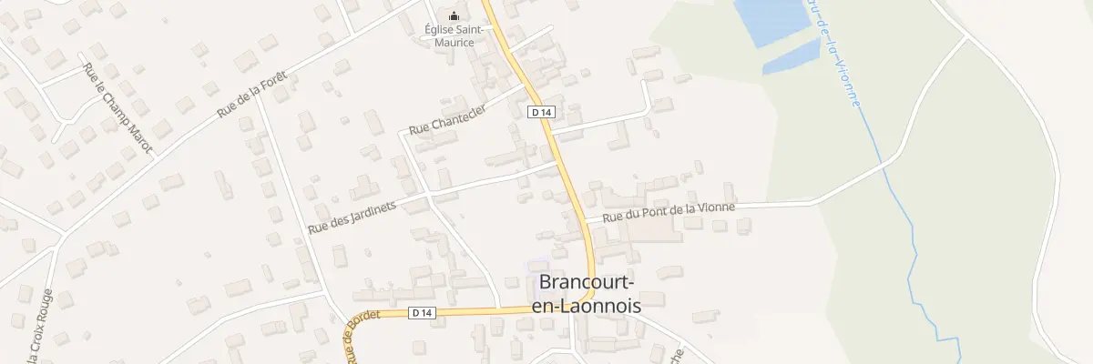 Plan du 8 Rue St Maurice à Brancourt-en-Laonnois