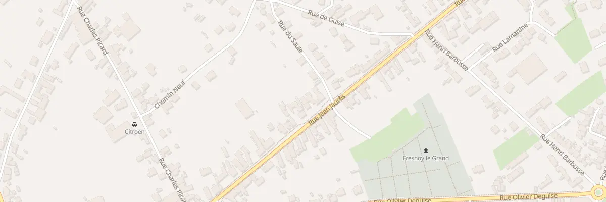 Plan du 189A Rue Jean Jaurès à Fresnoy-le-Grand