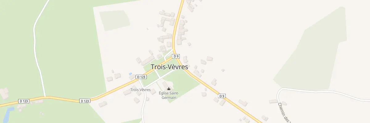Plan du 1 Rte de la Machine à Trois-Vèvres