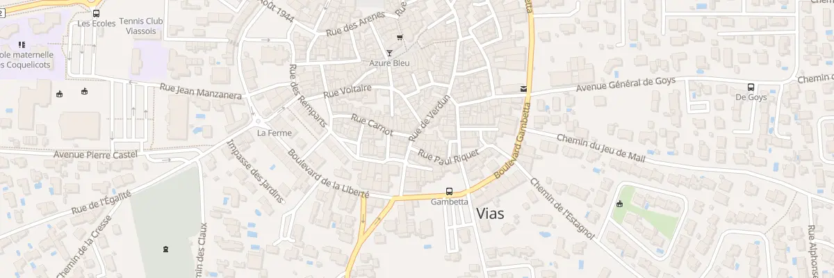 Plan du 80 Rue de Verdun à Vias