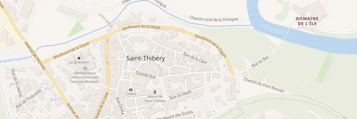 Plan du 4 Rue Sainte Florence à Saint-Thibéry