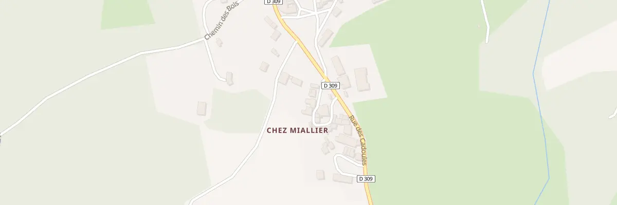 Plan du 11 Rue de Miallier - Les Boursis à Bort-l’Étang