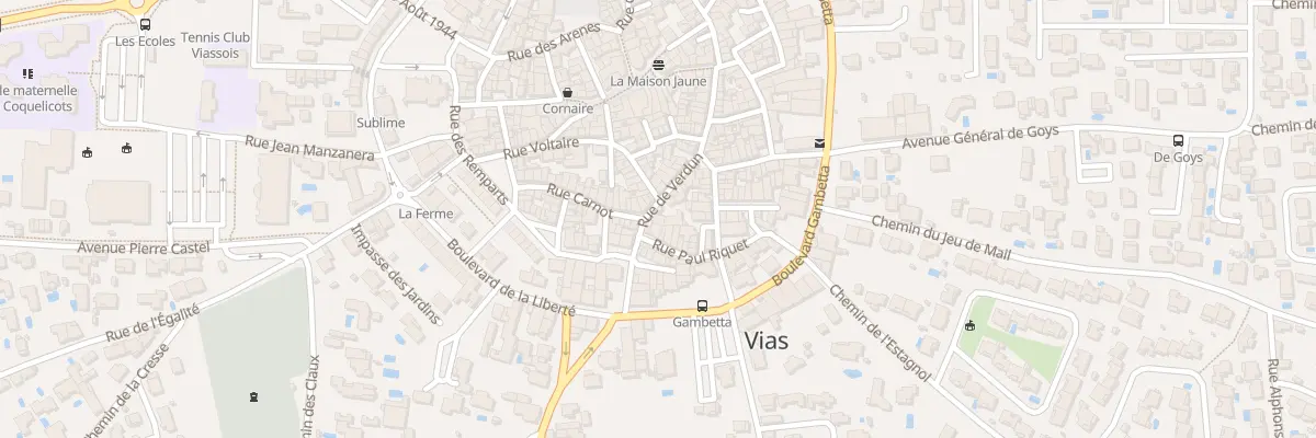 Plan du 78 Rue de Verdun à Vias